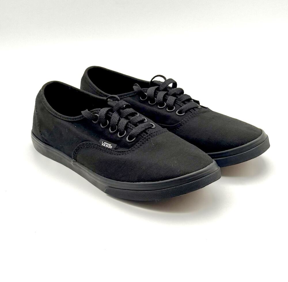 Vans Authentic Low "Triple Black" Canvas Sneakers - Men's 7 / Women's 8.5 Unworn